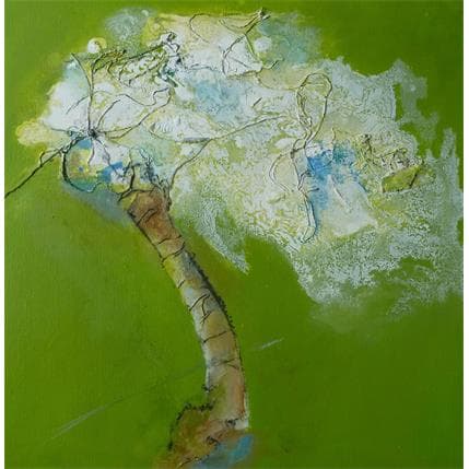 Painting Arbre du poete 3 by Han | Painting Abstract Mixed Landscapes, Minimalist