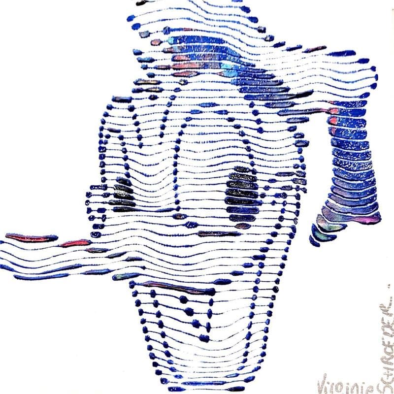 Peinture Donald Duck par Schroeder Virginie | Tableau Pop Art Mixte icones Pop