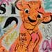 Painting Simba by Kedarone | Painting Street art Mixed Pop icons