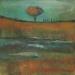 Painting Encore un moment... on arrive ! by VAG | Painting Figurative Landscapes Wood Acrylic