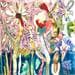 Peinture Les fleurs des champs par De Sousa Miguel | Tableau Art Singulier Paysages
