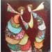 Peinture Ninon et Marius par Blais Delphine | Tableau Acrylique