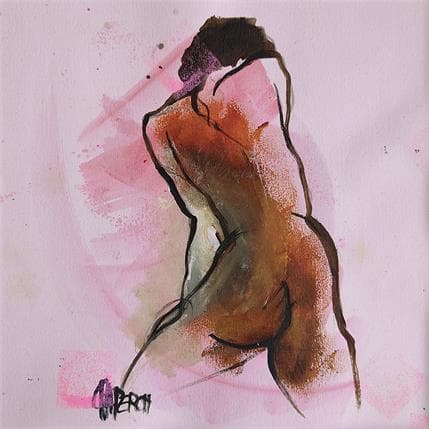 Painting Emotions sur buvard 2 by Chaperon Martine | Painting Figurative Mixed Nude, Pop icons