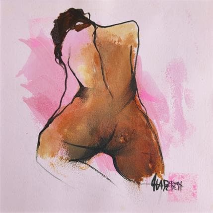 Painting Emotions sur buvard 4 by Chaperon Martine | Painting Figurative Mixed Nude, Pop icons
