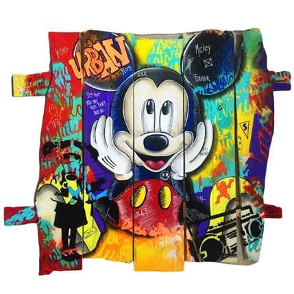 Painting Mickey  Forever by Molla Nathalie  | Painting  Mixed Pop icons