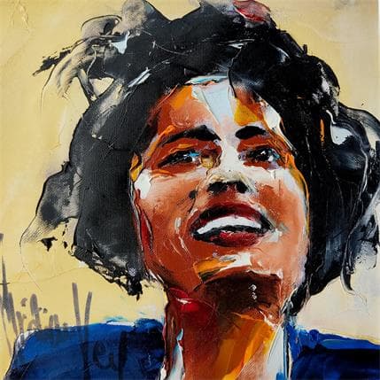 Painting Eclat by Vey Christian | Painting Figurative Acrylic Pop icons, Portrait