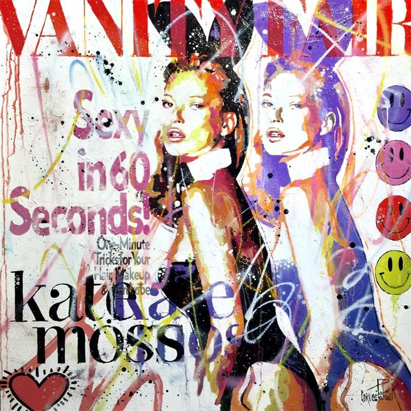 Painting Double Kate Moss, Vanity Fair by Cornée Patrick | Painting