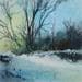 Painting Le froid de décembre by Abbatucci Violaine | Painting Figurative Landscapes Watercolor