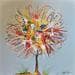 Peinture L'arbre de la capitale par Fonteyne David | Tableau Figuratif Acrylique Paysages