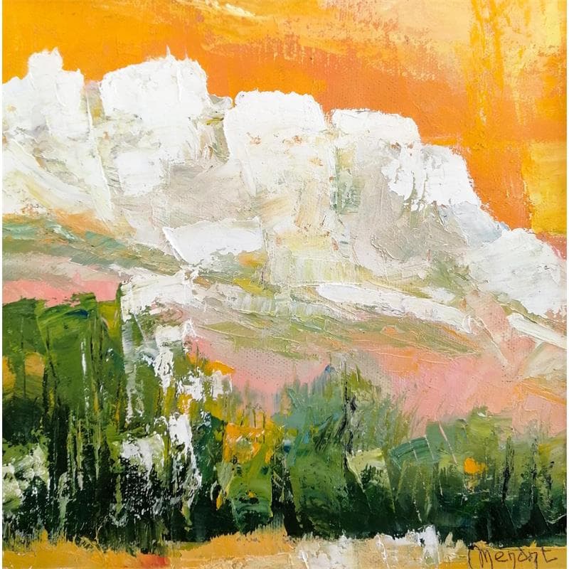 Gemälde la montagne est belle von Menant Alain | Gemälde Figurativ Landschaften Öl Acryl