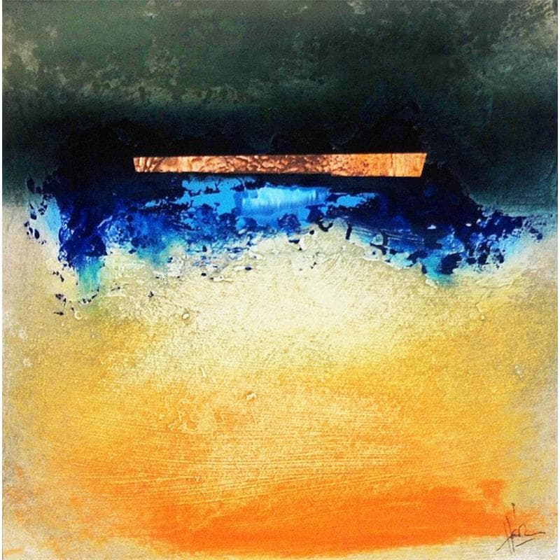 Painting Abstraction#77 by Hévin Christian | Painting Abstract Mixed Minimalist