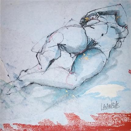 Painting Charlotte by Labarussias | Painting Figurative Nude