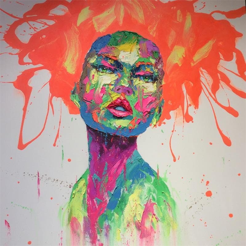 Painting Orange hair by Agusil Marc | Painting