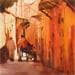 Painting Passer à l'orange by Abbatucci Violaine | Painting Figurative Life style Watercolor