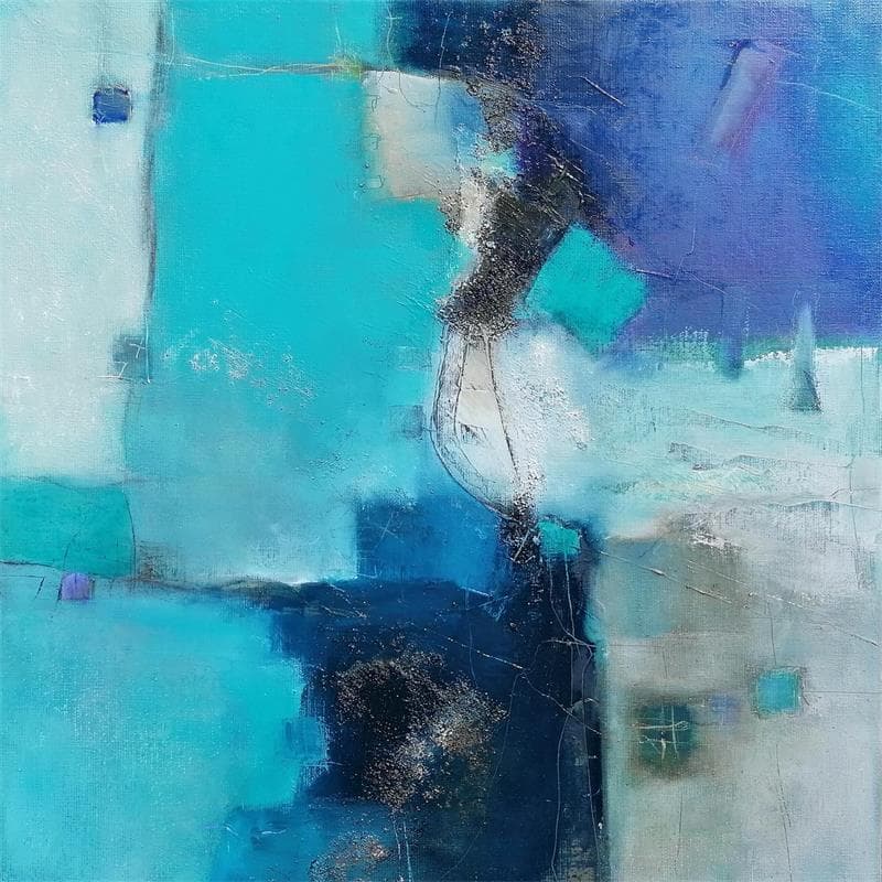 Painting Providence by Teoli Chevieux Carine | Painting Abstract Oil Minimalist