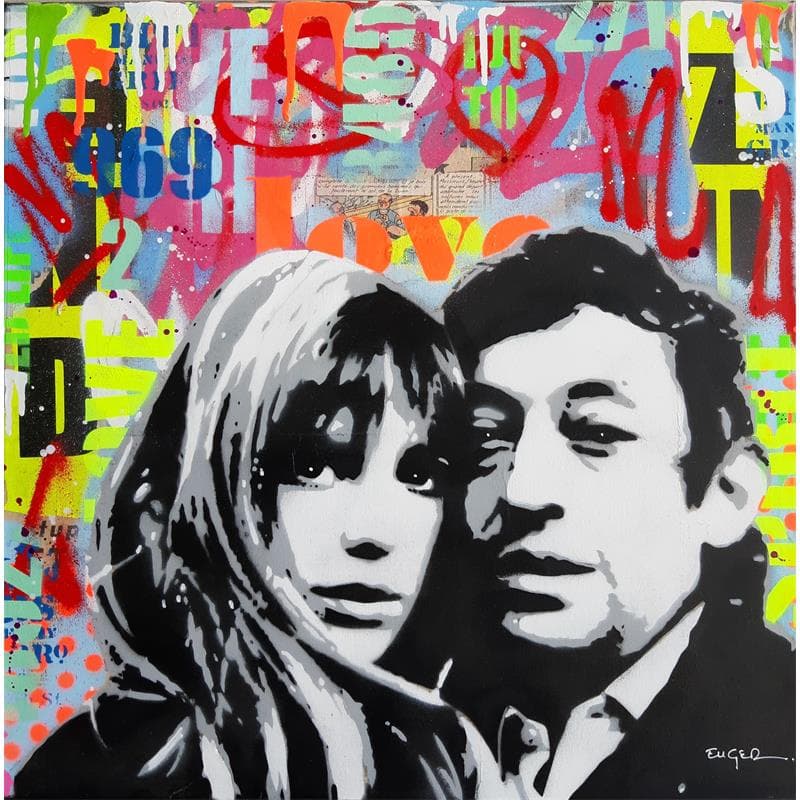 Painting Jane & Serge by Euger Philippe | Painting