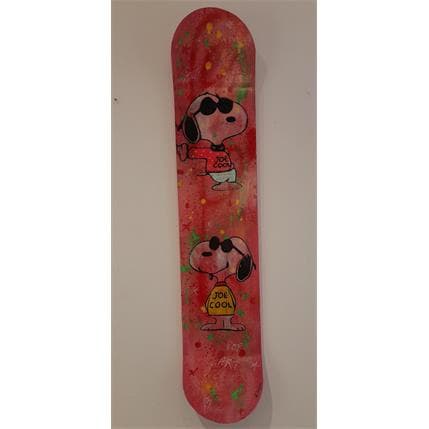 Sculpture Skateboard snoopy by Kikayou | Sculpture Pop art Mixed, Mixed, Recycled objects Pop icons