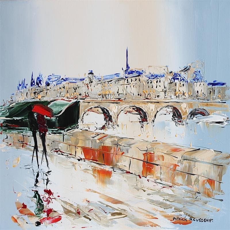 Painting Soudain la pluie by Rousseau Patrick | Painting