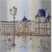 Peinture Marcher sur un miroir par Rousseau Patrick | Tableau Figuratif Huile Vues urbaines