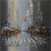 Peinture LOST IN NEW YORK par Rousseau Patrick | Tableau Figuratif Huile Vues urbaines