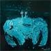 Gemälde Biscotus von Moogly | Gemälde Art brut Tiere Acryl