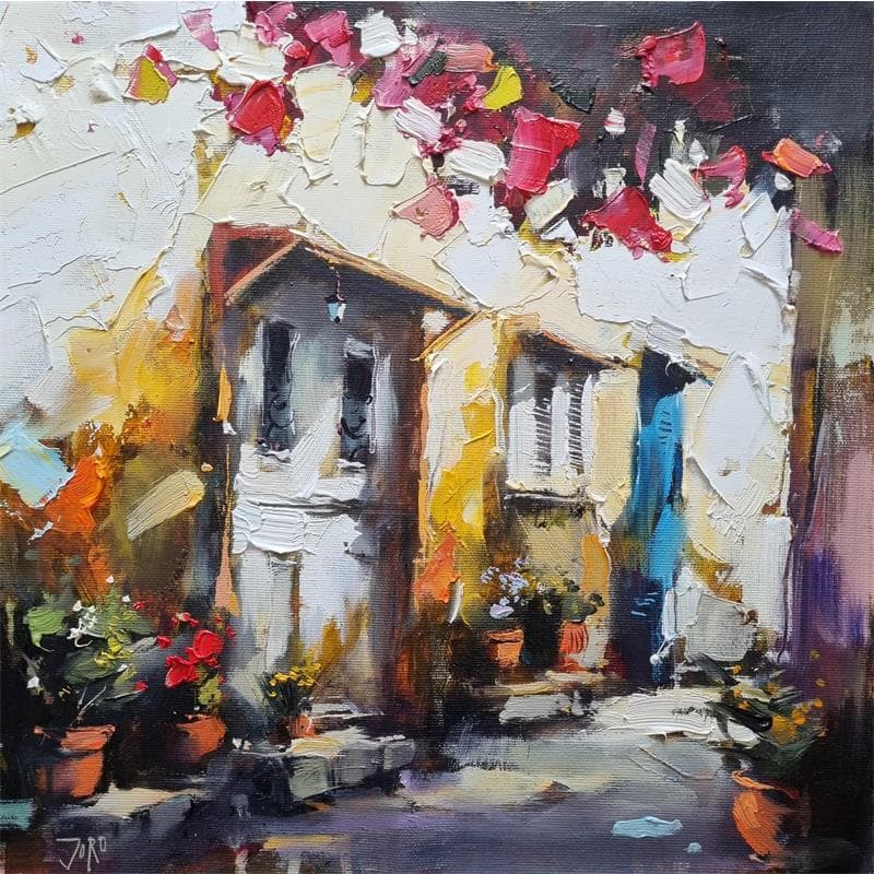 Painting provence by Joro | Painting Figurative Urban Oil