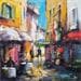 Gemälde portofino, italy von Joro | Gemälde Figurativ Urban Öl