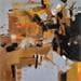 Painting NIGHT CITY by Virgis | Painting Abstract Oil