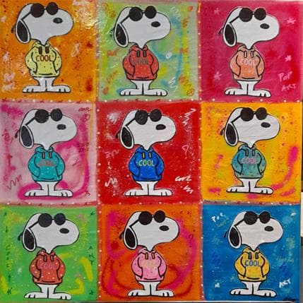 Peinture Snoopy par Kikayou | Tableau