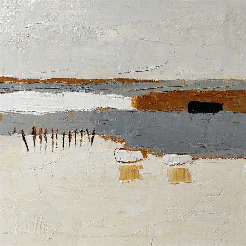 Painting Quietude by Shelley | Painting Abstract Oil Landscapes