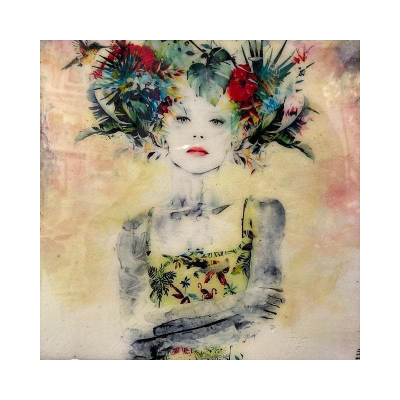 Painting Plantada y perfecta by Bofill Laura | Painting Figurative Acrylic Pop icons, Portrait
