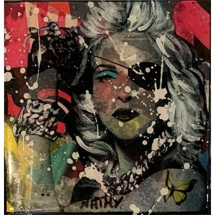 Peinture Madonna par Nathy | Tableau Pop Art Mixte icones Pop