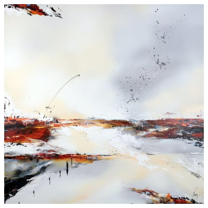 Painting 533 by Naen | Painting Abstract Mixed Minimalist