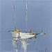Painting Rencontre en mer by Klein Bruno | Painting Figurative Oil Marine