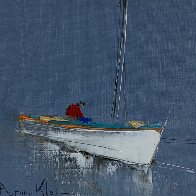 Painting Rangements by Klein Bruno | Painting Figurative Oil Marine