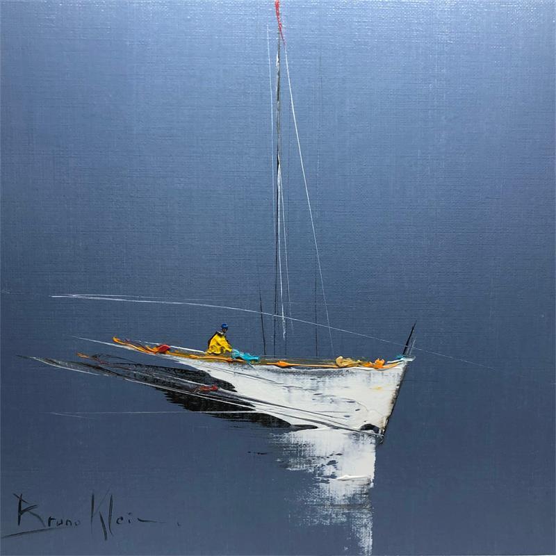 Painting Vitesse by Klein Bruno | Painting Figurative Marine Oil