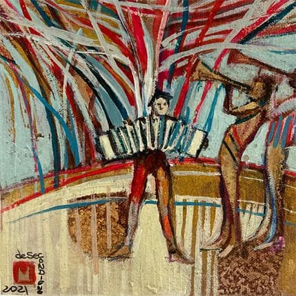 Painting All that's jazz by Machi | Painting  Acrylic, Ink, Oil