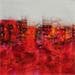 Peinture Harmonie en rouge par Fièvre Véronique | Tableau Figuratif Acrylique Vues urbaines
