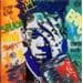 Painting Basquiat by Molla Nathalie  | Painting Street art Mixed Pop icons