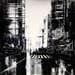Painting Blooming by Rey Julien | Painting Figurative Mixed Urban Black & White