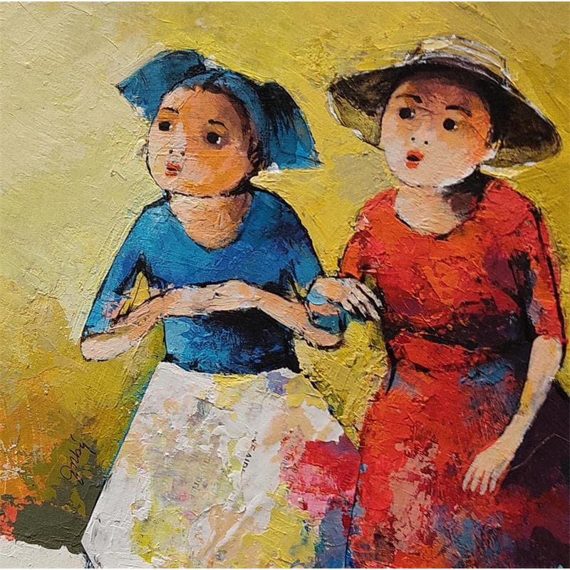 Painting N9 by Abiy | Painting Figurative Mixed Life style