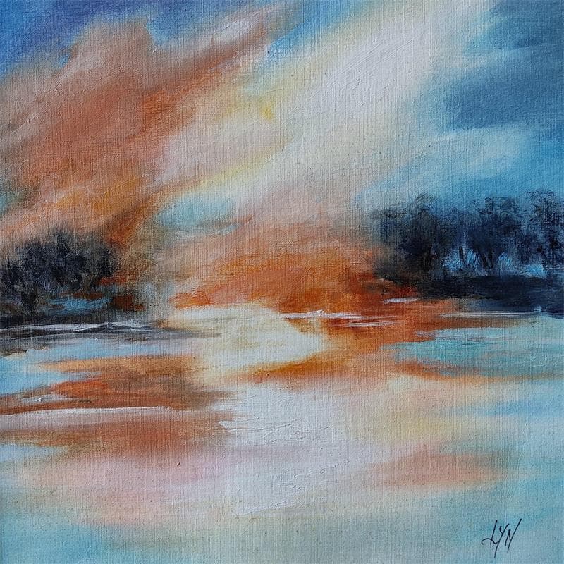 Painting L'heure exquise by Lyn | Painting Oil