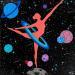 Gemälde Une dernière danse von Elly | Gemälde Pop-Art Alltagsszenen Acryl