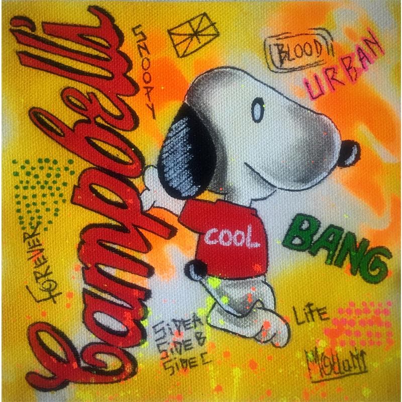 Painting Snoopy by Molla Nathalie  | Painting