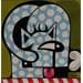 Gemälde LE CHIEN QUI ESSAYE DE MAIGRIR von Lopez Alfredo | Gemälde Figurativ Tiere Acryl