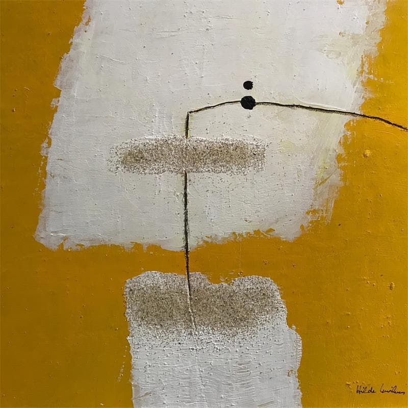 Painting Ln14 by Wilms Hilde | Painting Gluing
