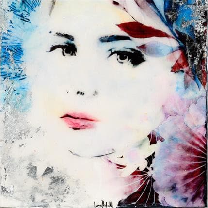 Painting Sumergida en azul by Bofill Laura | Painting Figurative Mixed Pop icons, Portrait