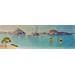 Painting AN163 Les îles vues de Malmousque by Burgi Roger | Painting Figurative Landscapes Marine Acrylic
