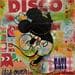 Peinture Mickey Disco par Kikayou | Tableau Pop-art Icones Pop Graffiti