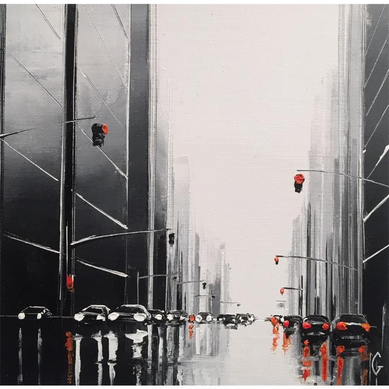 Gemälde Un matin von Galloro Maurizio | Gemälde Figurativ Urban Öl